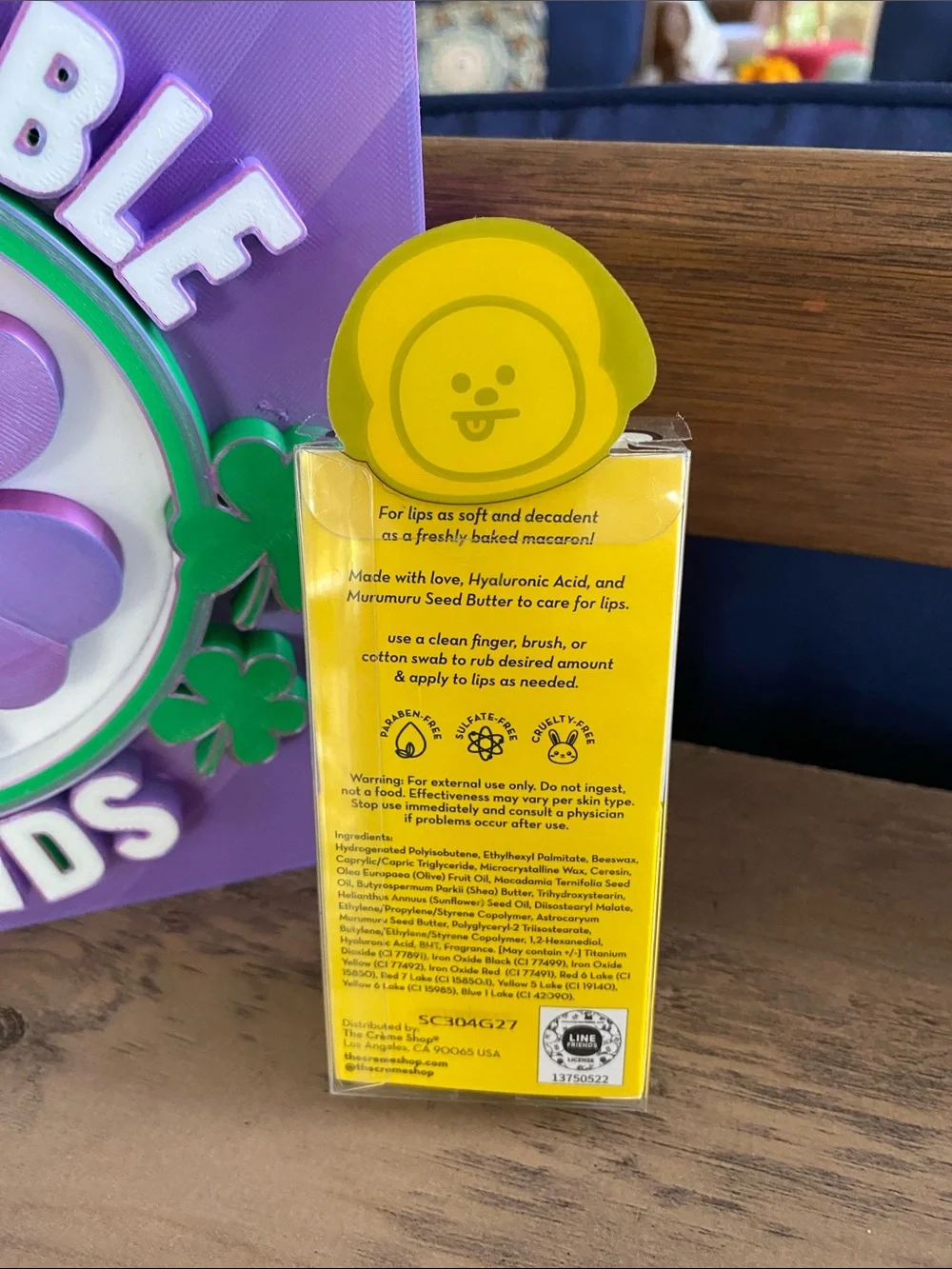 The Crème Shop BT21 Chimmy Macaron Lip Balm